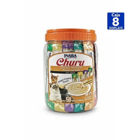 CHURU TARRO P/PERRO POLLO VARIEDADES - 50 TUBOS