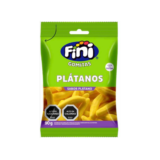 FINI GOMITAS PLÁTANOS  90G X 12