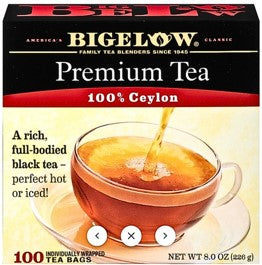 BIGELOW BLACK TE PREMIUM BLEND 100 BLS