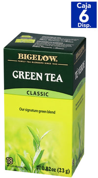 TÉ VERDE CLÁSICO BIGELOW 18 BOLSITAS
