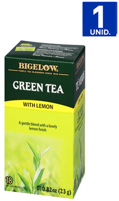 TÉ VERDE CON LIMÓN 18 BOLSITAS