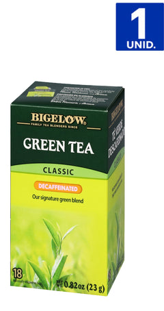 TÉ VERDE DESCAFEINADO BIGELOW 18 BOLSITAS