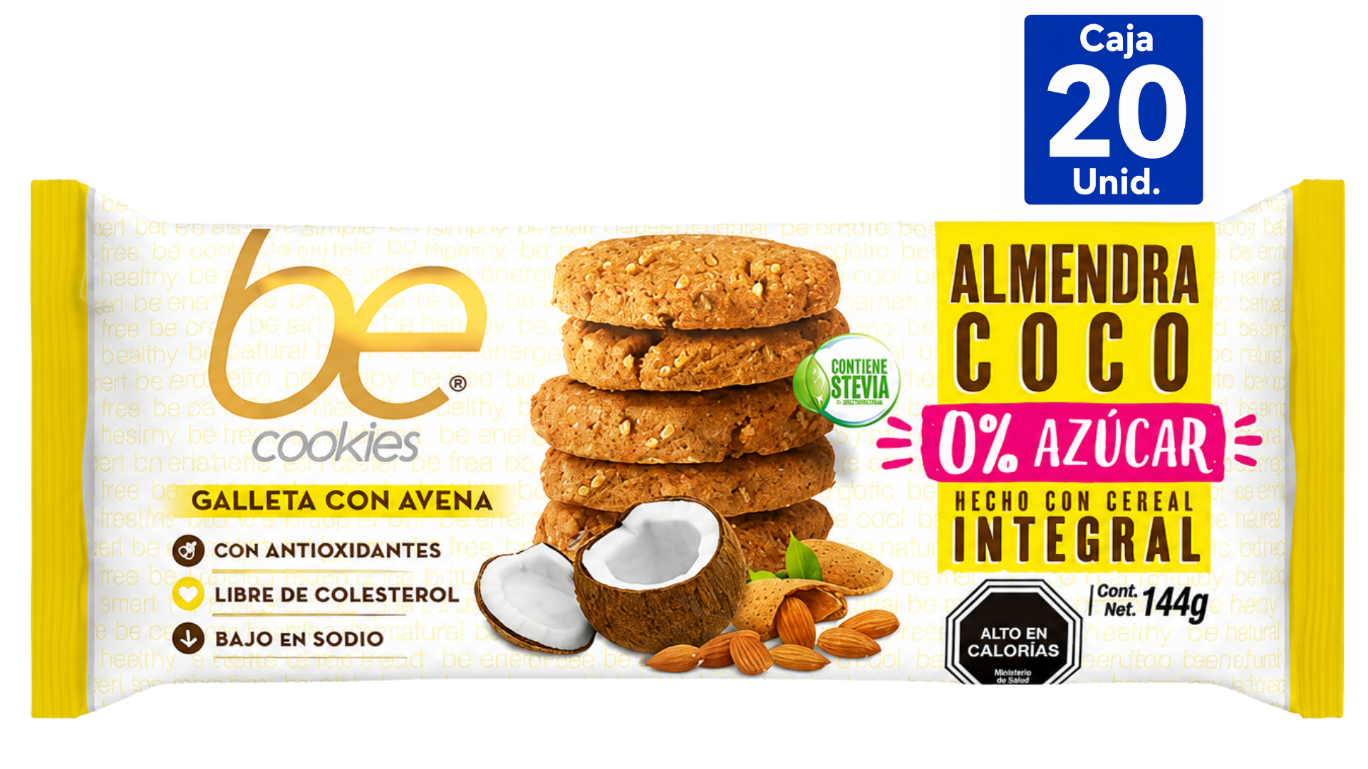 GALLETAS  0% AZÚCAR SABOR ALMENDRA COCO 135G