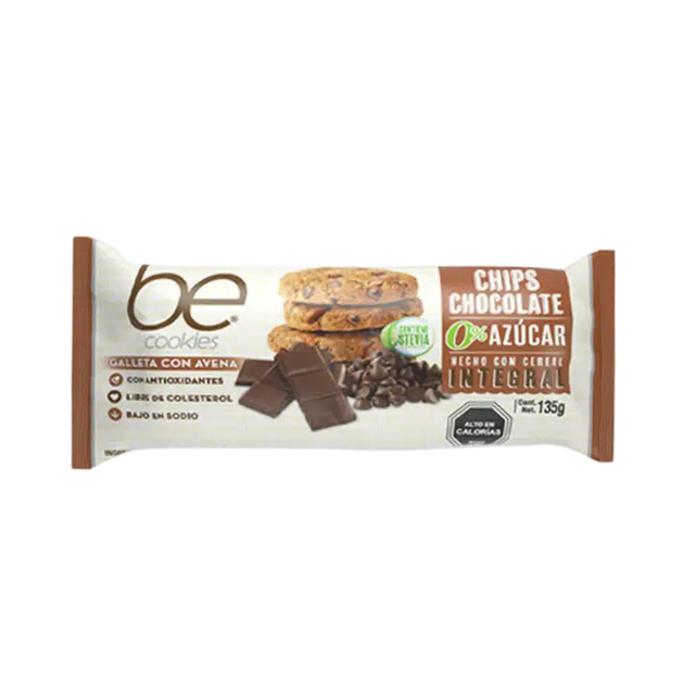 GALLETA  CHIPS CHOCOLATE 135 GR.0% AZUC