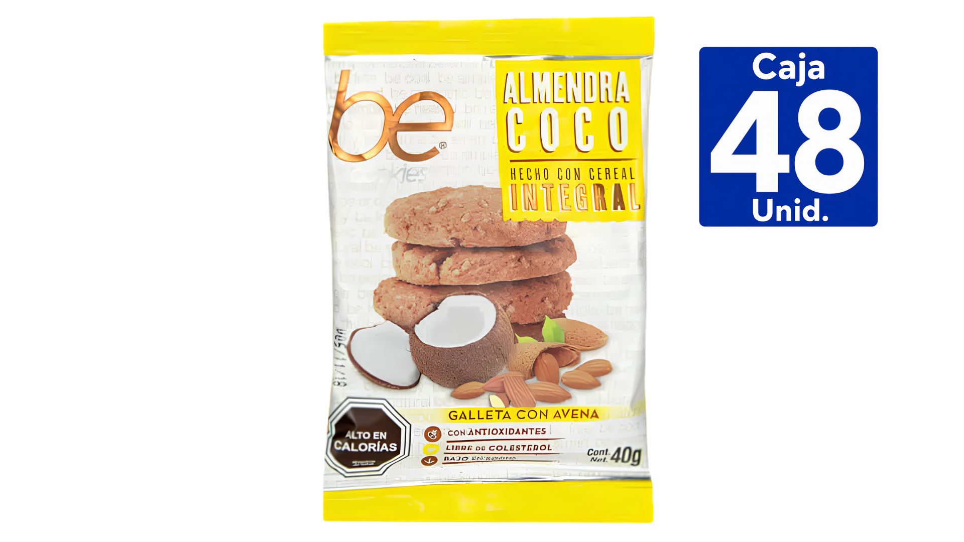 GALLETÓN ALMENDRA COCO 40G