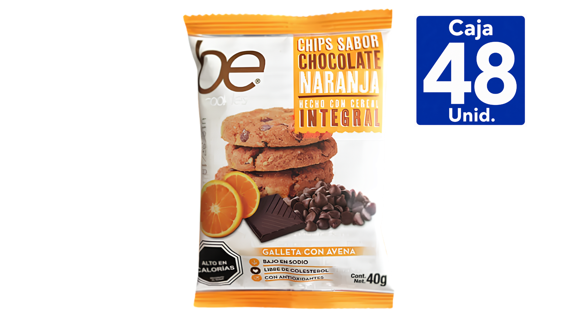 GALLETON NARANJA CHOCOLATE 40G