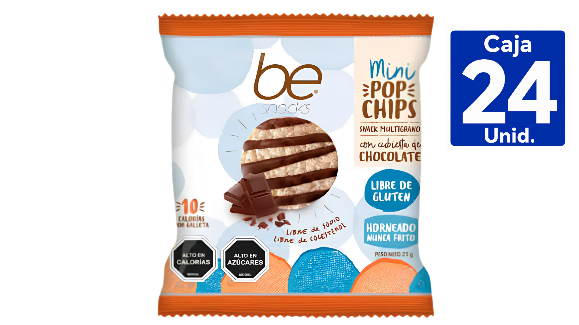 MINIPOPS MULTI CON CUBIERTA DE CHOCOLATE 25G