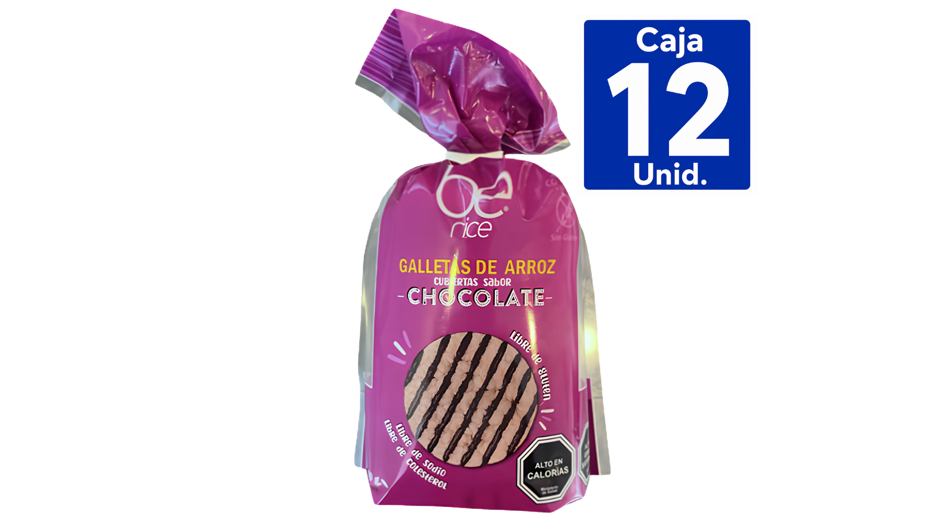 GALLETAS DE ARROZ CUBIERTAS CHOCOLATE 150G