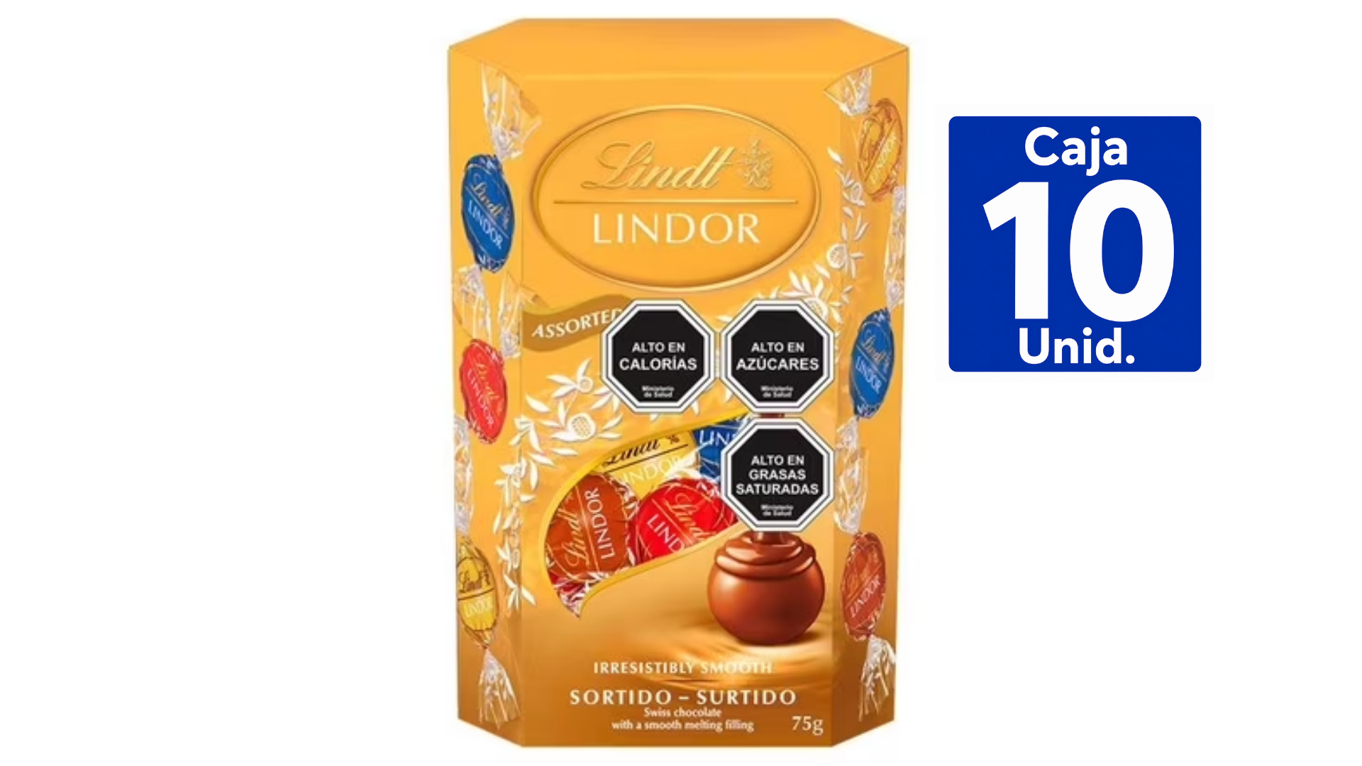 BOMBONES LINDT LINDOR CORNET SURTIDO 75GR