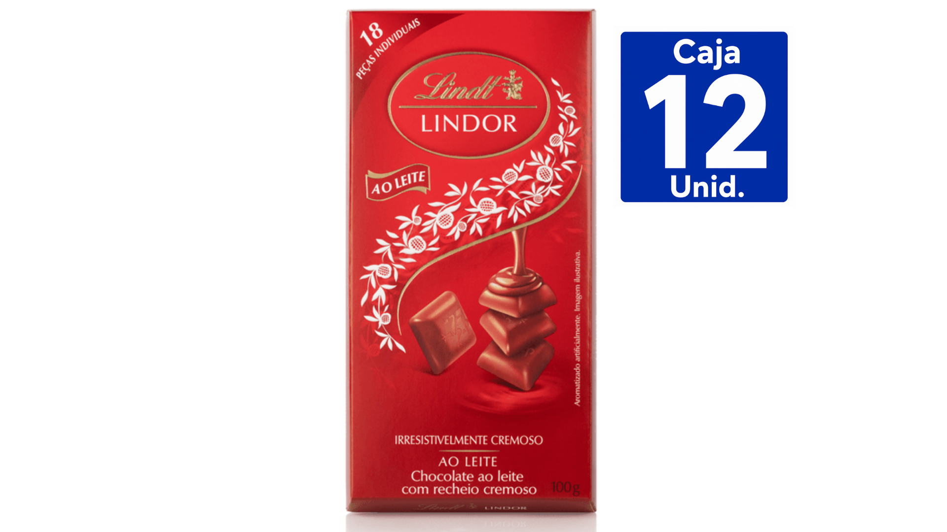 TABLETA LINDT LINDOR SINGLES LECHE 100GR