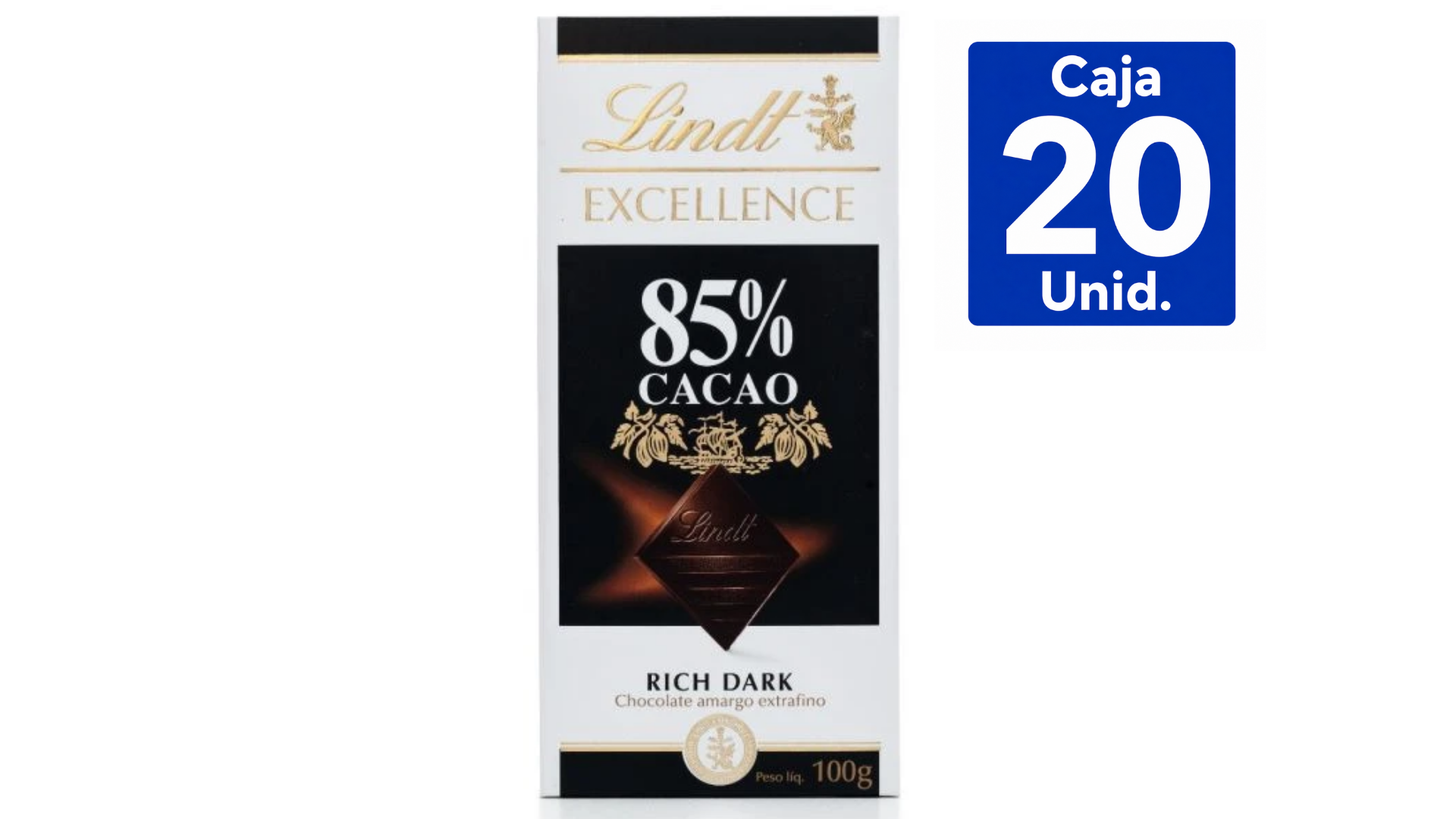 TABLETA LINDT EXCELLENCE 85% CACAO 100GR