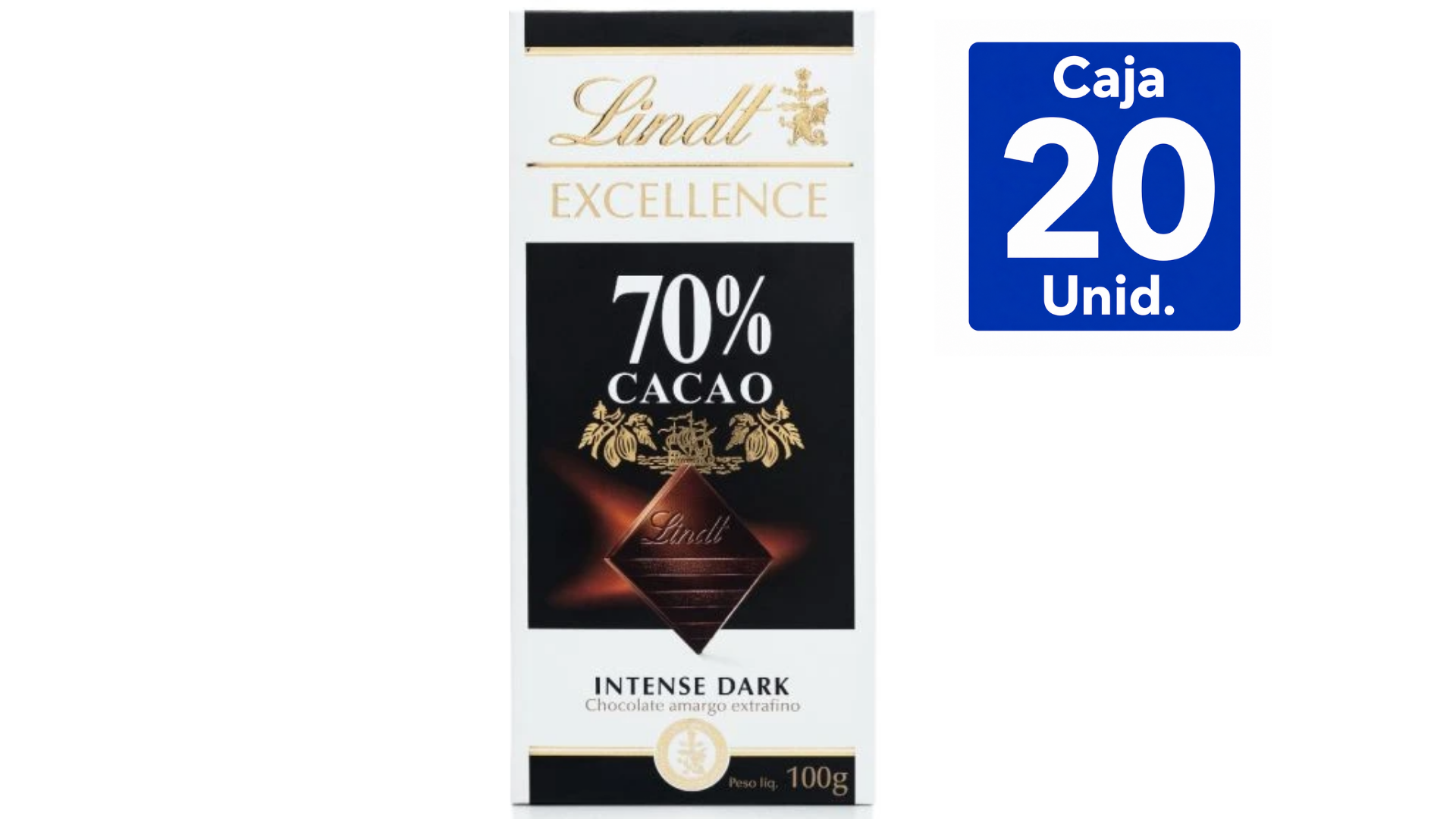 TABLETA LINDT EXCELLENCE 70% CACAO 100GR