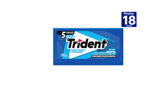 GOMA DE MASCAR TRIDENT 5S MENTA 8,5 GR