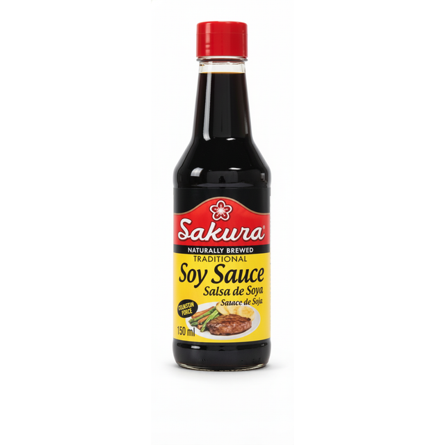 SALSA DE SOYA TRADICIONAL SAKURA 24X150