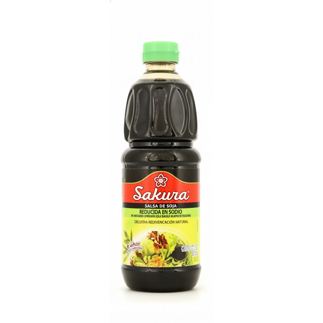 SALSA SOYA REDUCIDA SODIO SAKURA 24X500