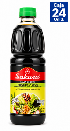 SALSA SOYA SAKURA REDUCIDA SODIO PET 500ML