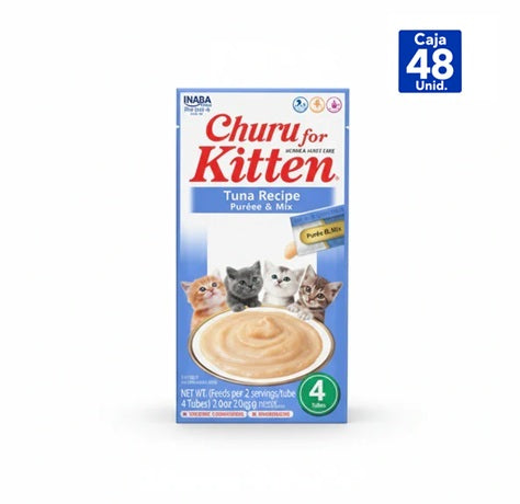 CHURU KITTEN SNACK P/ GATITO ATÚN 56G