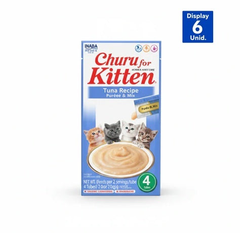 CHURU KITTEN SNACK P/ GATITO ATÚN 56G