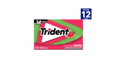 GOMA DE MASCAR TRIDENT 14S SANDIA 25,2GR