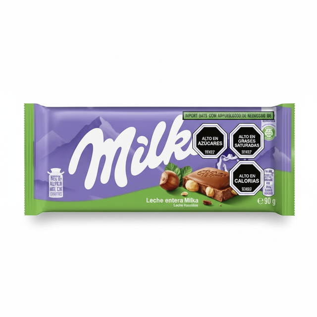 CHOC.MILKA AVELLANAS 17 X 95GR