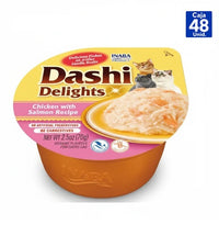 DASHI SNACK HÚMEDO P/GATO POLLO SALMON 70G