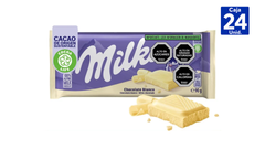 TABLETA CHOCOLATE BLANCO MILKA 90GR