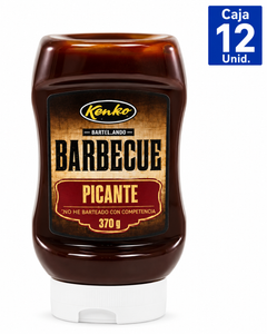 SALSA BBQ KENKO PICANTE SQUEEZE 370GR