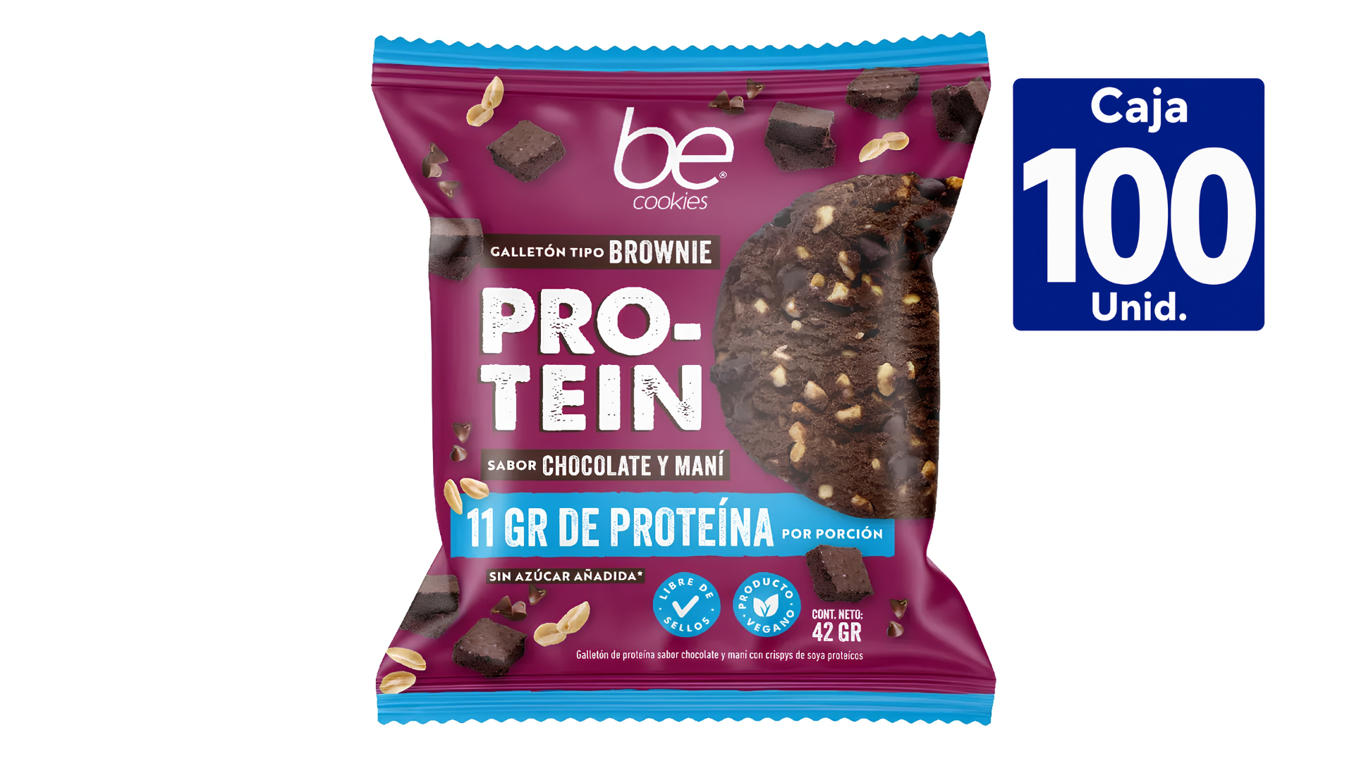 GALLETON BE COOKIES PROTEIN DISP.10 UNDS
