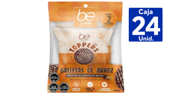PACK GALLETAS DE ARROZ TOPPERS CHOCOLATE NARANJA 66G