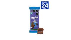 TABLETA MILKA PAUSE CHOCOLATE OREO  45GR