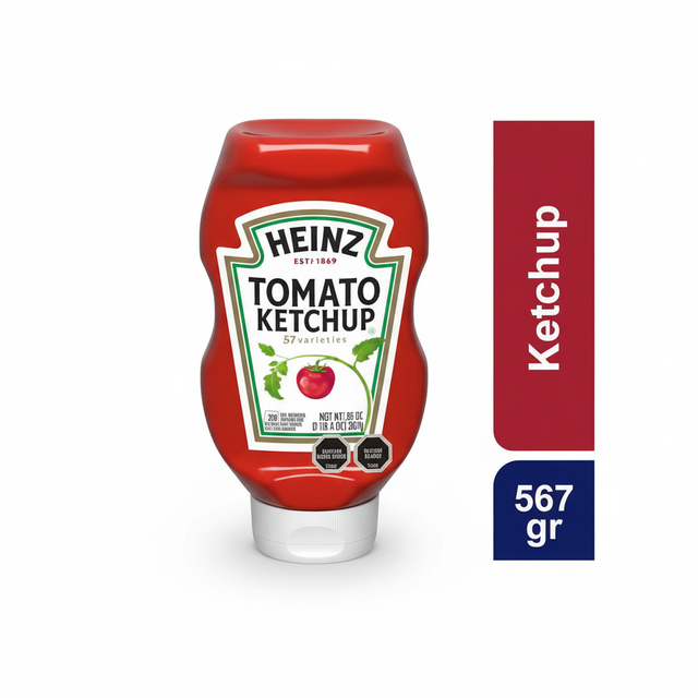 HEINZ SQUEZZE KETCHUP 567 GR 1X12 NEW