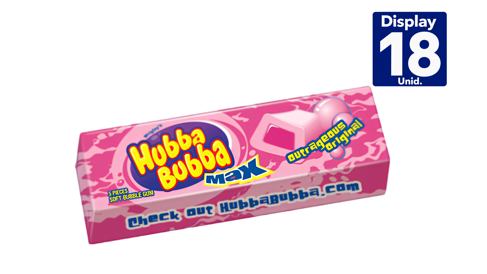 HUBBA BUBBA MAX ORIGINAL 18 X 5UN