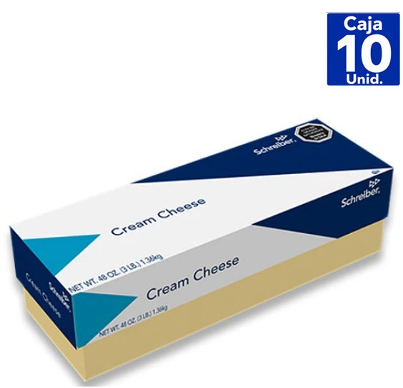 QUESO CREMA SCHREIBER BARRA 1,36 KG