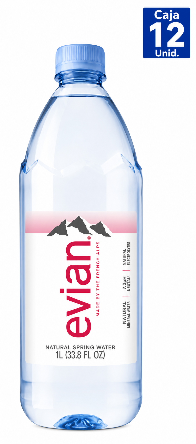 AGUA MINERAL EVIAN PET 1 L