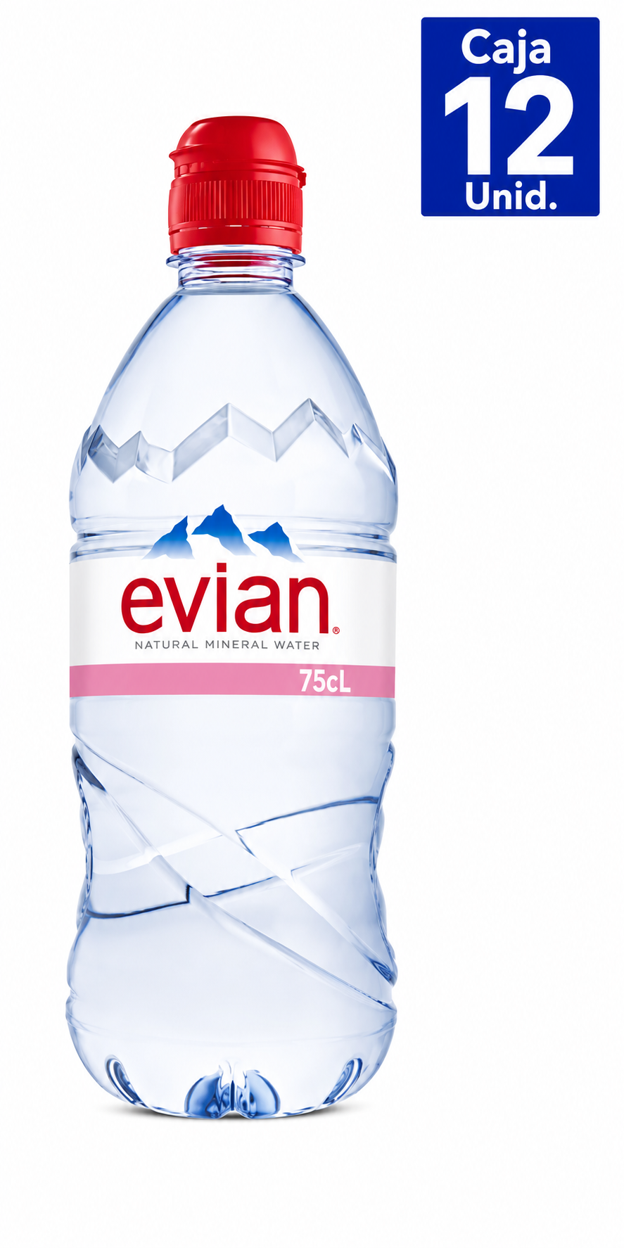 AGUA MINERAL EVIAN PET SPORT 750ML