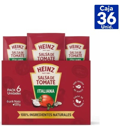 SALSA TOMATES HEINZ ITALIANA 6X PACK