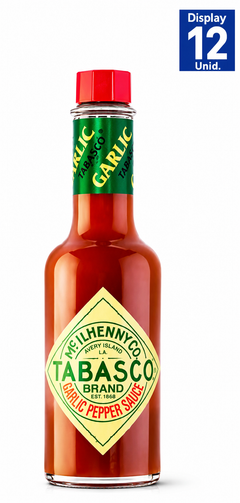SALSA DE AJÍ TABASCO CON AJO (GARLIC) 60ML